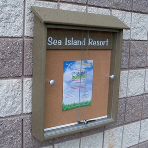 Outdoor Message Center, Model 50, 20.5" x 22.5" Display Area