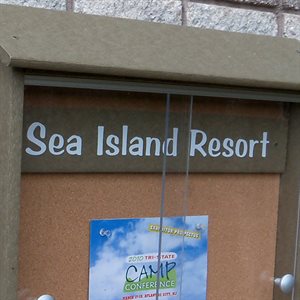 Outdoor Message Center Option - Header Sign, One Line