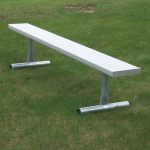 Aluminum Bench - Outdoor, 12 ft.
