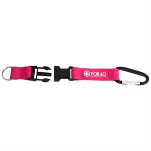 Fox 40 Quick Release Strap With Carabiner, Pink