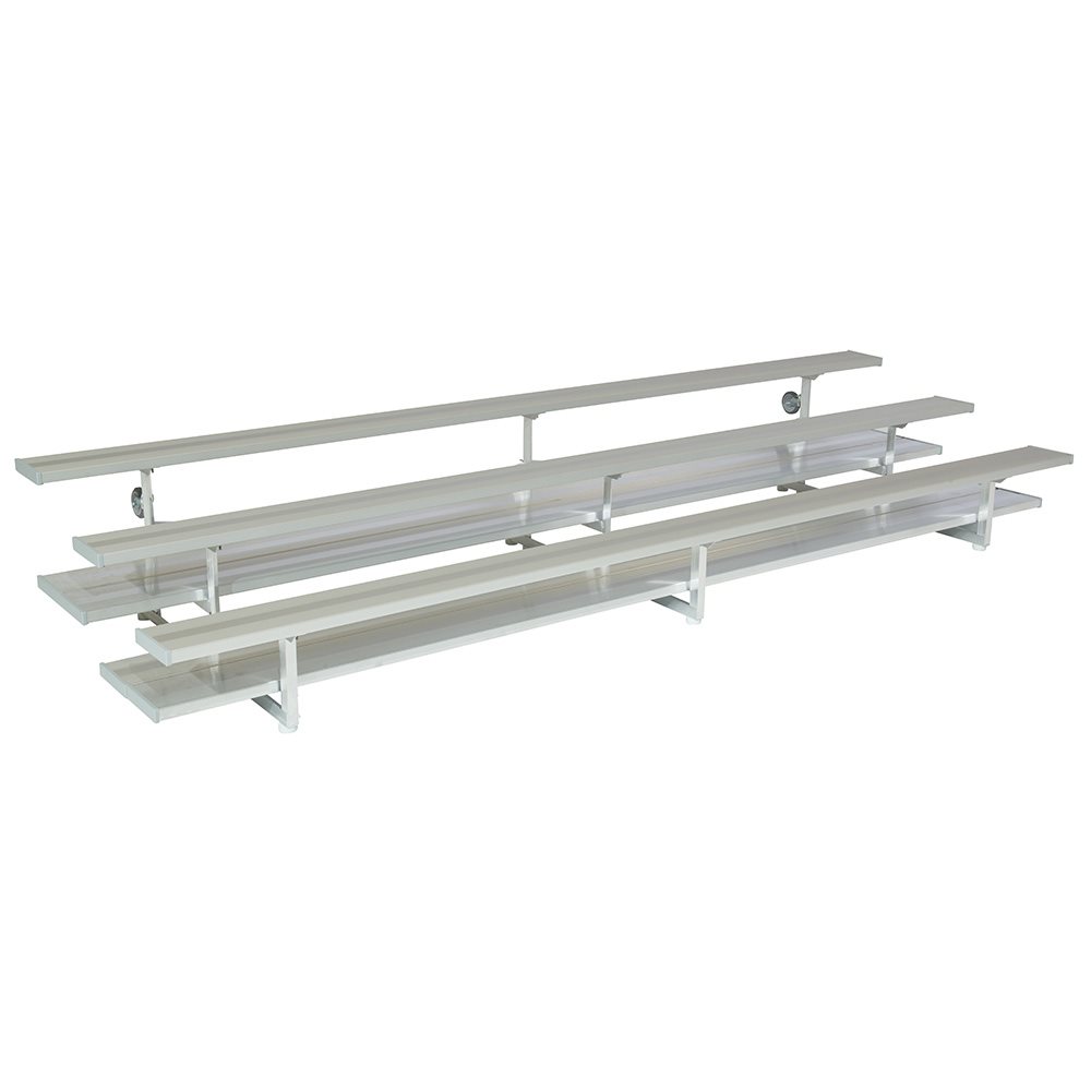 Preferred Tip N' Roll Bleachers, 15 ft., 2 Rows (Seats 20)