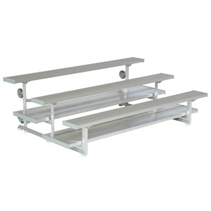 Preferred Tip N' Roll Bleachers, 12 ft., 2 Rows (Seats 16)