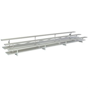 Preferred Tip N' Roll Bleachers, 21 ft., 2 Rows (Seats 28)
