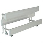 Standard Tip N' Roll Bleachers, 15 ft., 2 Rows (Seats 20)