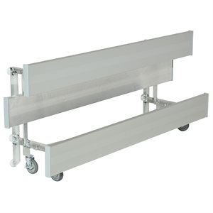 Standard Tip N' Roll Bleachers, 12 ft., 2 Rows (Seats 16)