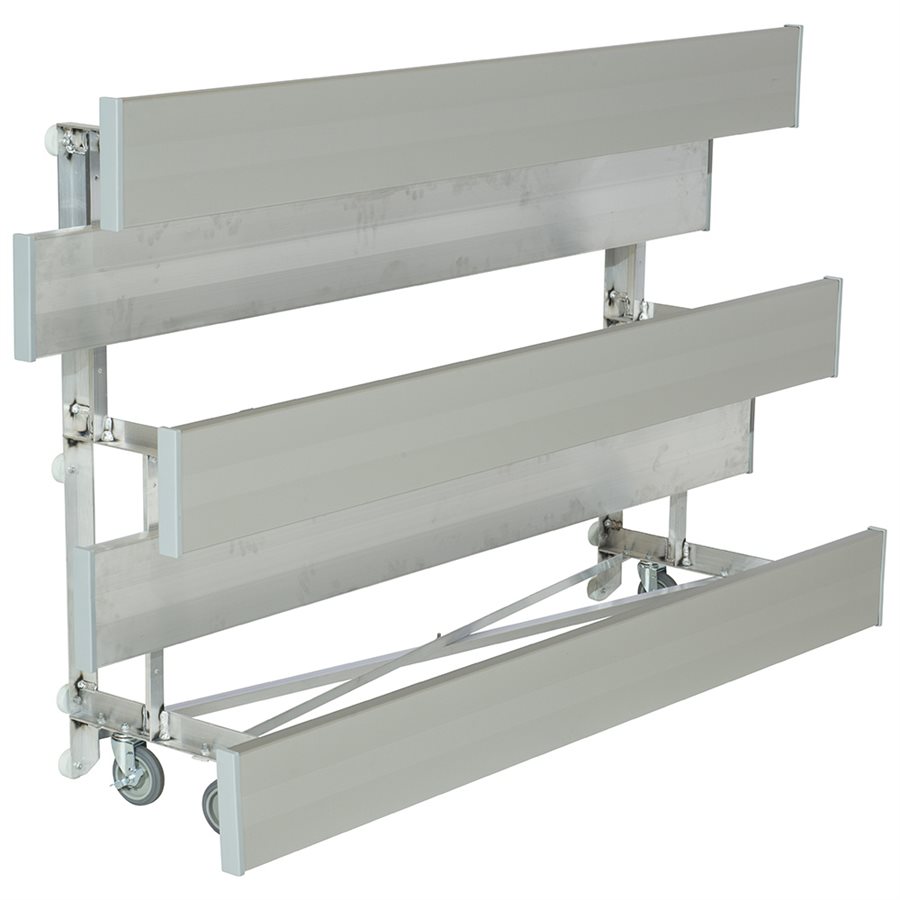 Standard Tip N' Roll Bleachers, 12 ft., 3 Rows (Seats 24)
