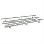 Standard Tip N' Roll Bleachers, 15 ft., 3 Rows (Seats 30)