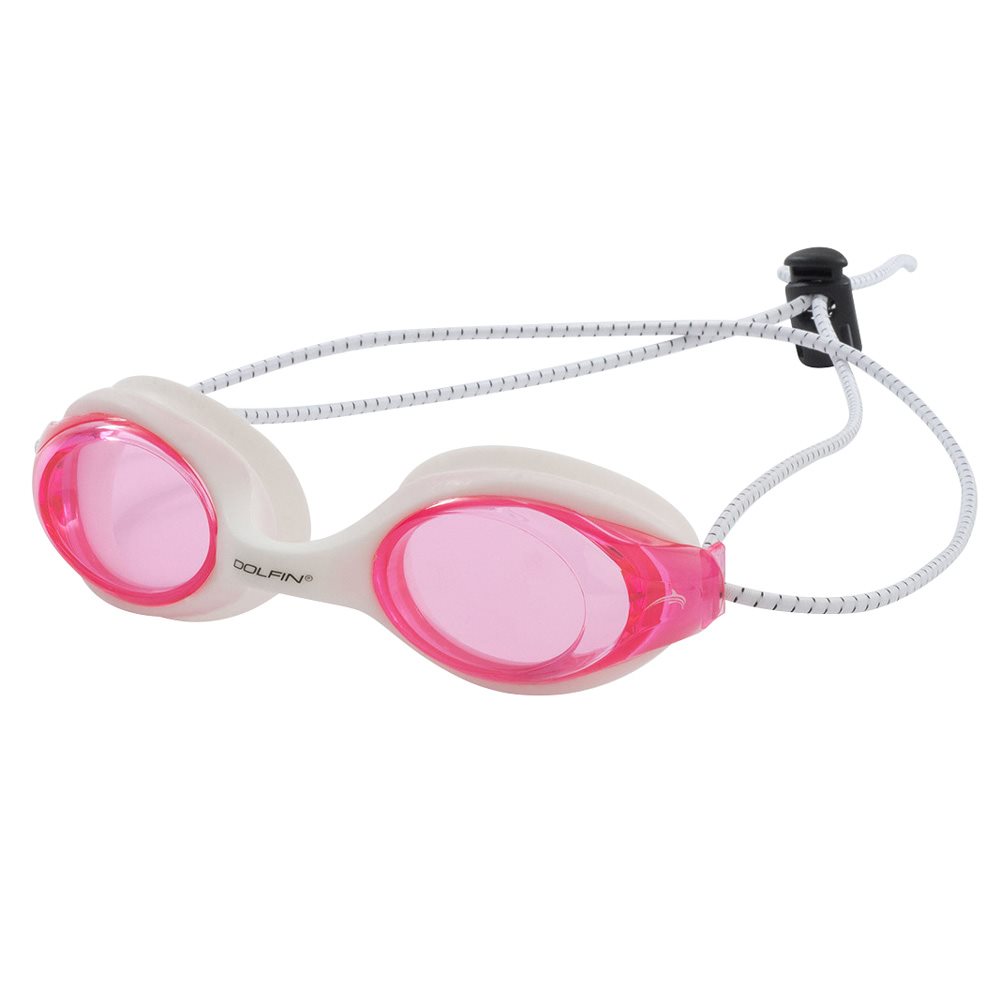 Dolfin Bungee Racer Goggle, Pink / White
