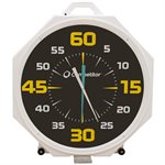 Competitor 37 inch Pace Clock, Battery Operated, Black Face