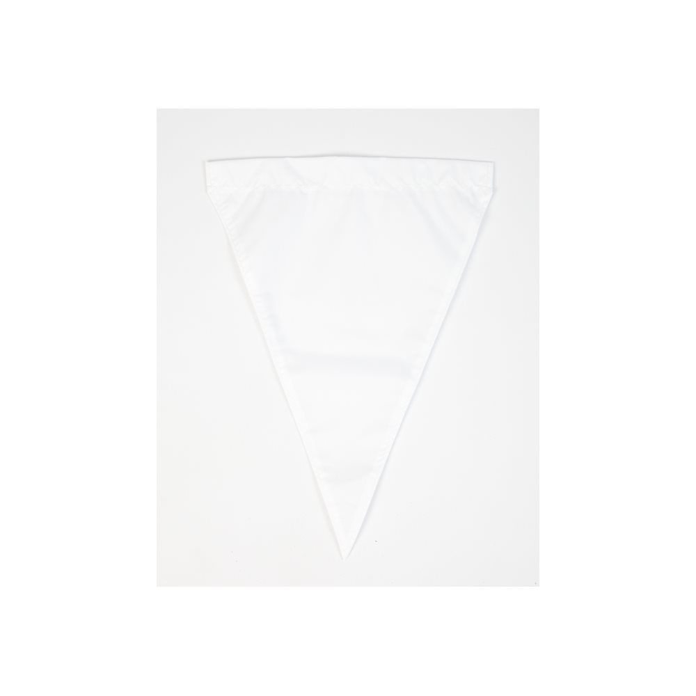 Competitor Backstroke Flag, 12 inch x 18 inch, White