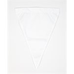 Competitor Backstroke Flag, 12 inch x 18 inch, White
