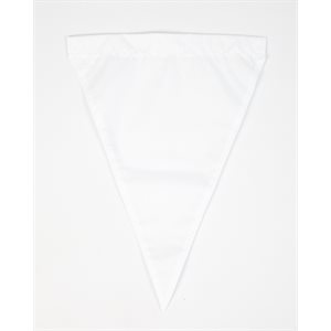 Competitor Backstroke Flag, 12 inch x 18 inch, White