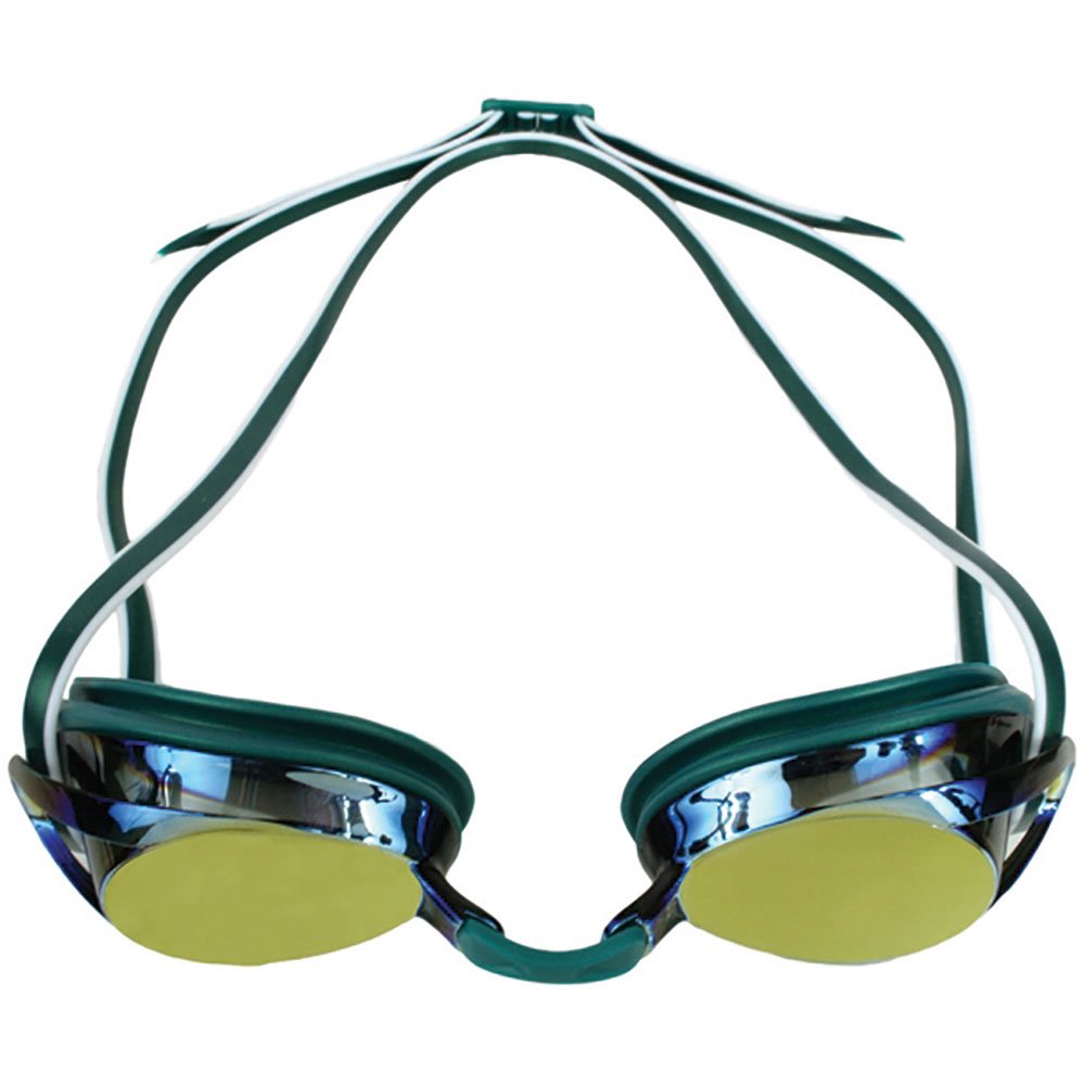 Water Gear Vision Metallic Anti-Fog Goggle, Green / White