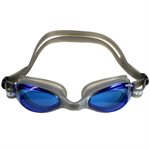 Water Gear Razor Anti-Fog Goggle, Blue / Silver