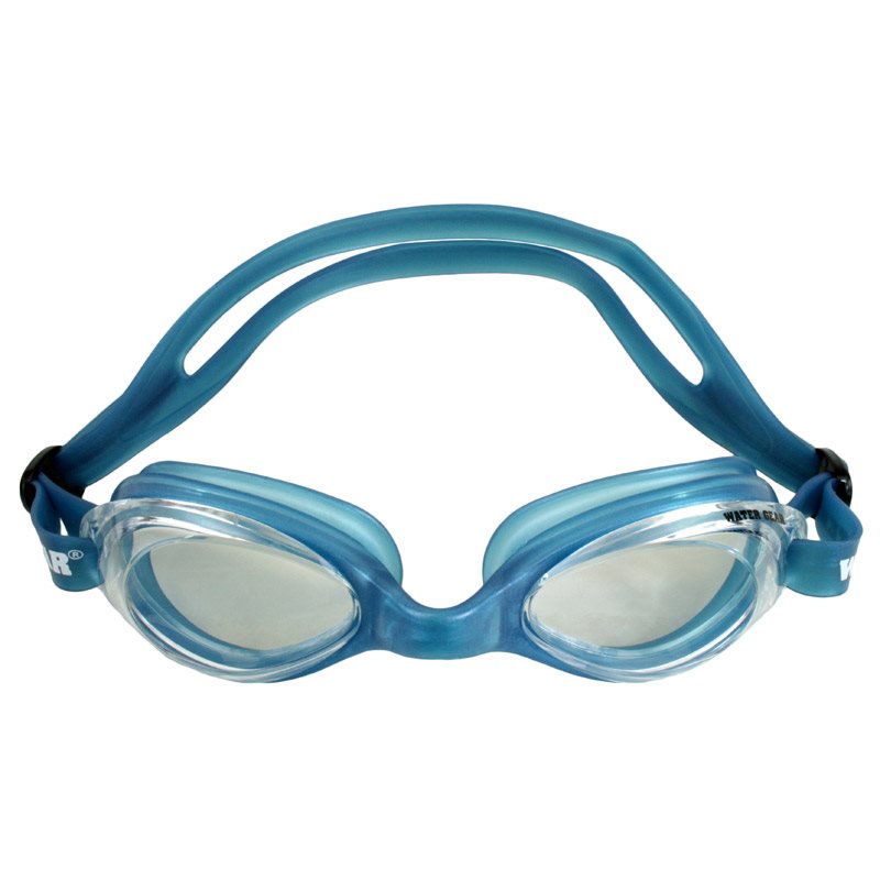 Water Gear Razor Anti-Fog Goggle, Clear / Blue