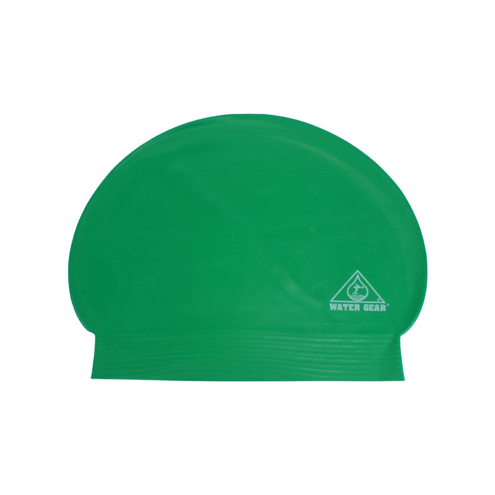 Water Gear Latex Swim Cap, Kelly Green