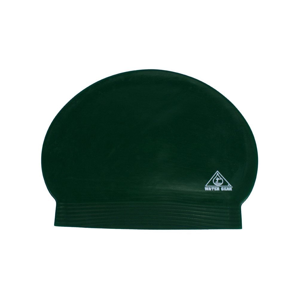 Water Gear Latex Swim Cap, Forest Green