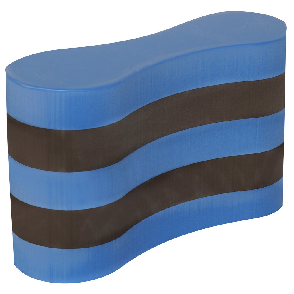 One Piece Pull Buoy, 6 IN, Blue / Gray