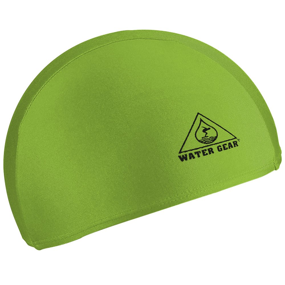 Water Gear Lycra Swim Cap, Neon Green
