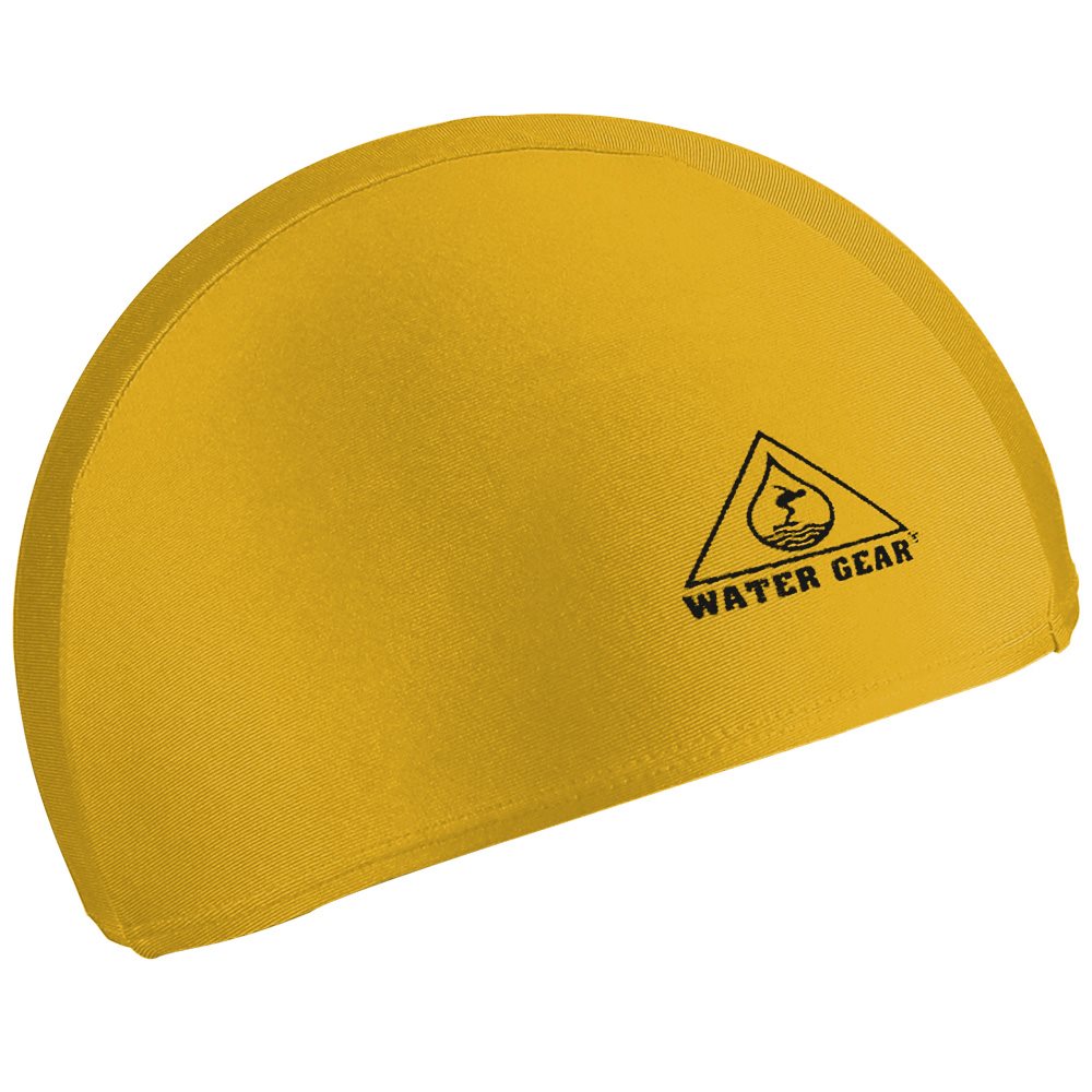 Water Gear Lycra Swim Cap, Yellow