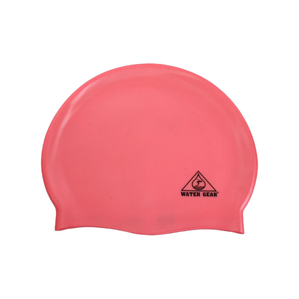 Water Gear Silicone Swim Cap, Coral