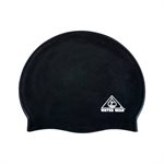 Water Gear Silicone Swim Cap, Black