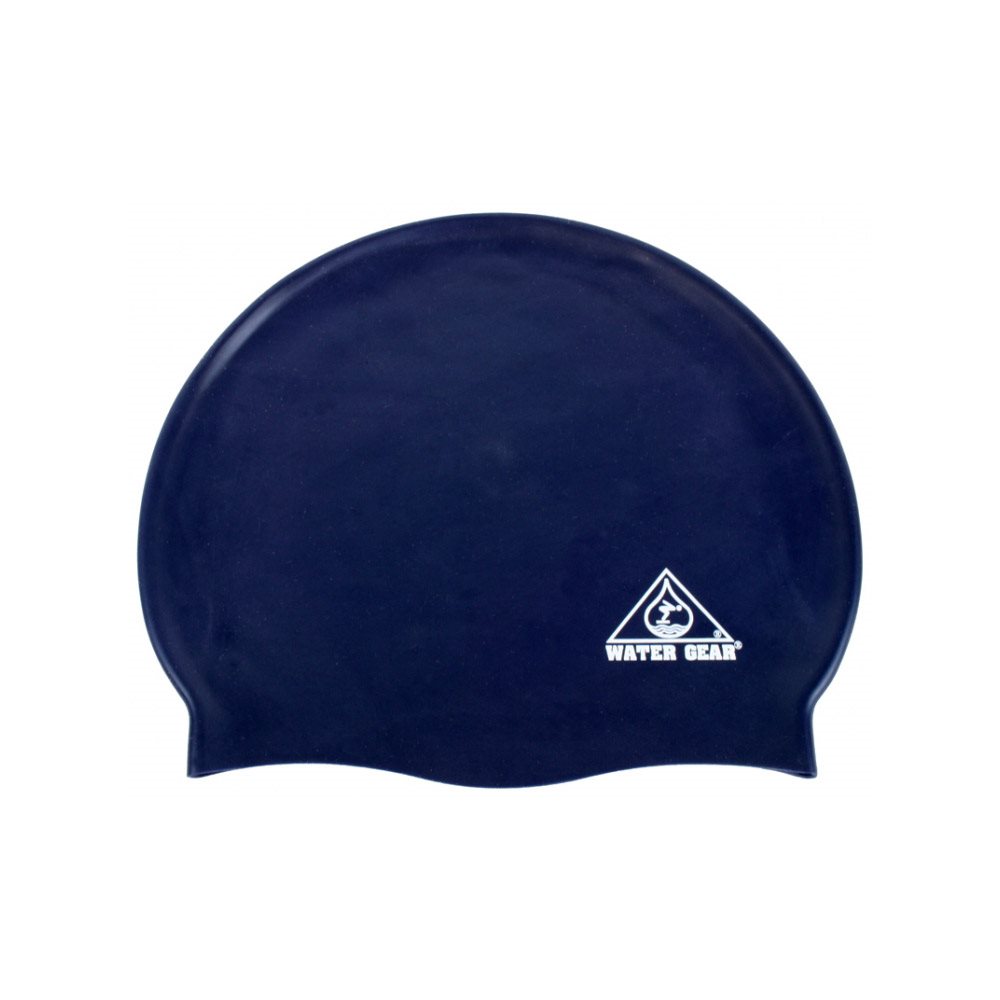 Water Gear Silicone Swim Cap, Navy