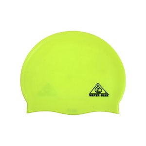 Water Gear Silicone Swim Cap, Neon Yellow