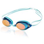 Speedo Women's Vanquisher 2.0 Mirrored Goggles, Aqua