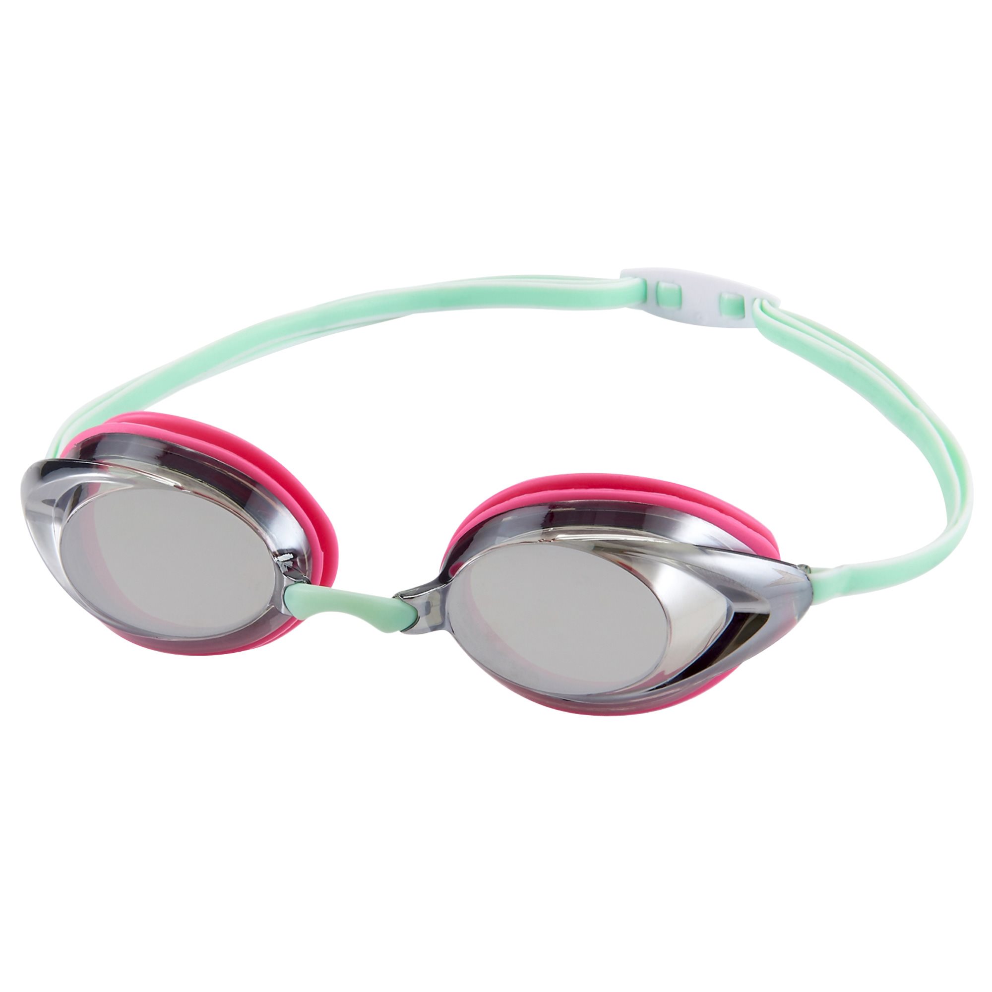 Speedo Vanquisher 2.0 Mirrored Goggles, Pink / Gray