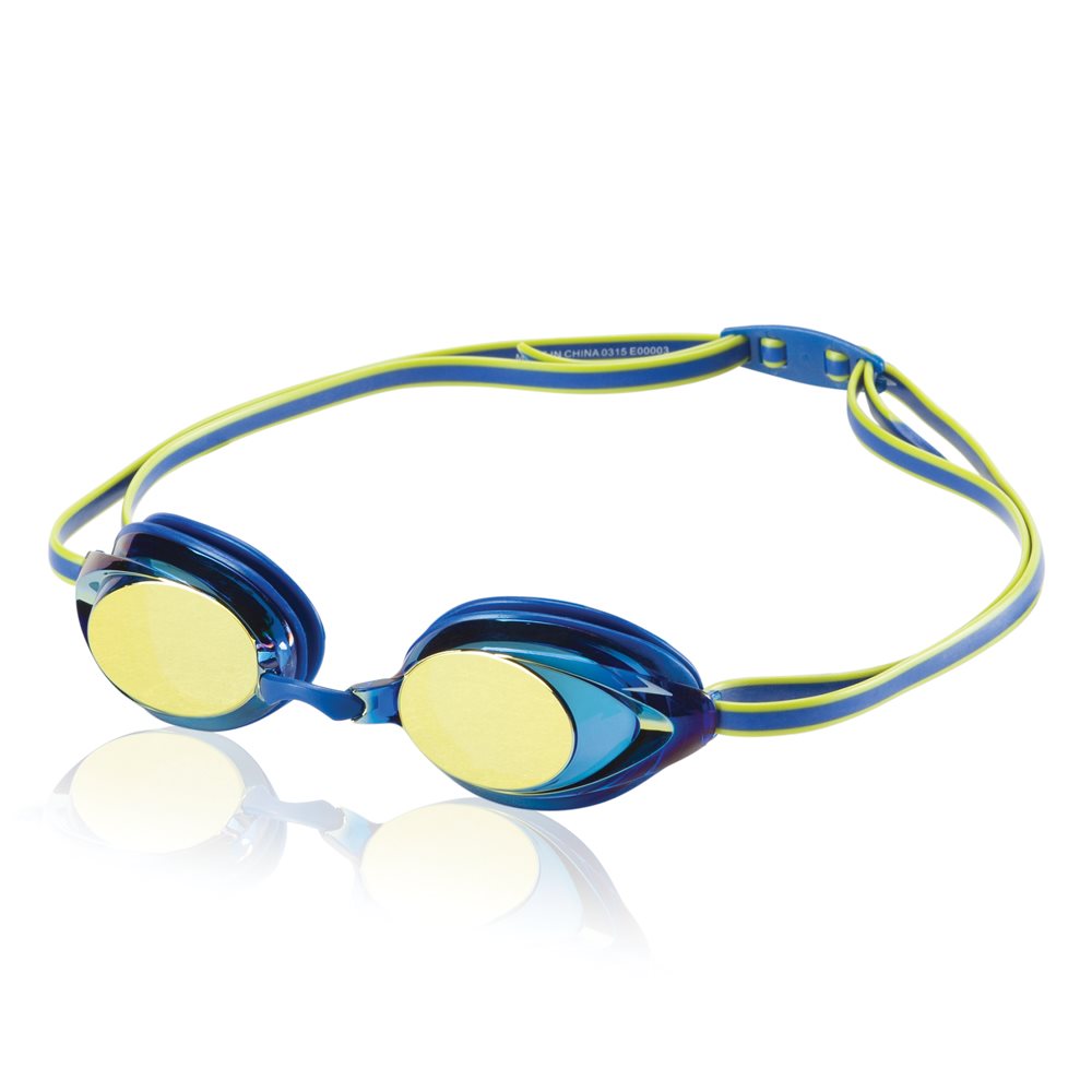 Speedo Junior Vanquisher 2.0 Mirrored Goggles, Blue