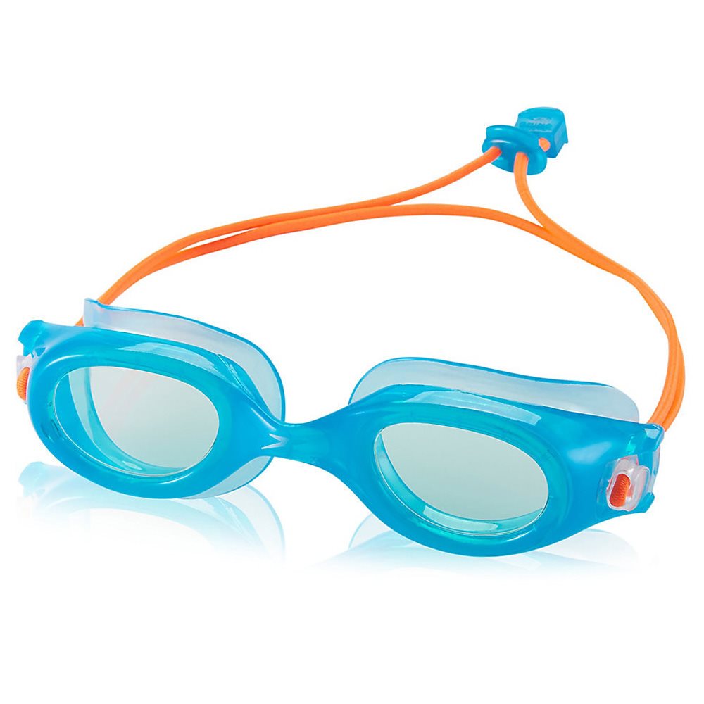 Speedo Jr Hydrospex Bungee Goggles, Aquablue / Jade