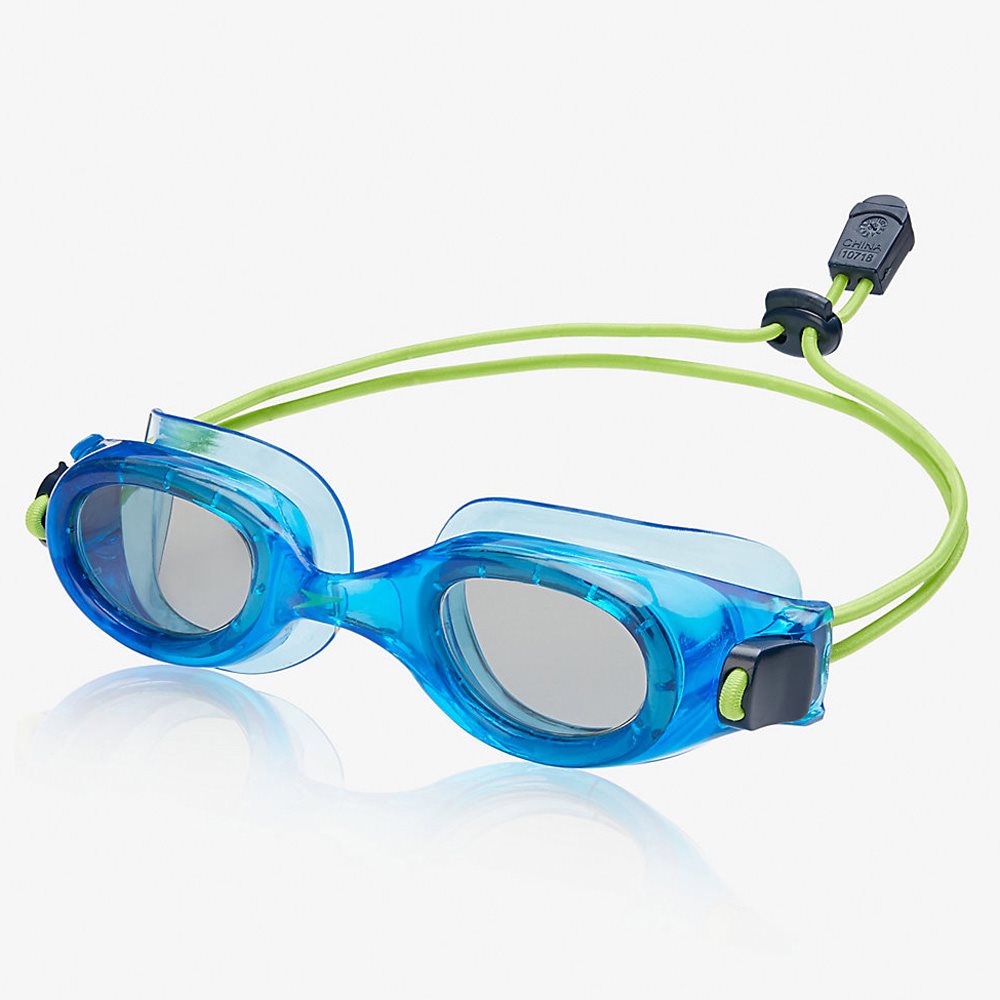 Speedo Jr Hydrospex Bungee Goggles, Peacoat / Smoke