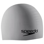 Speedo Silicone Bathing Cap, Silver