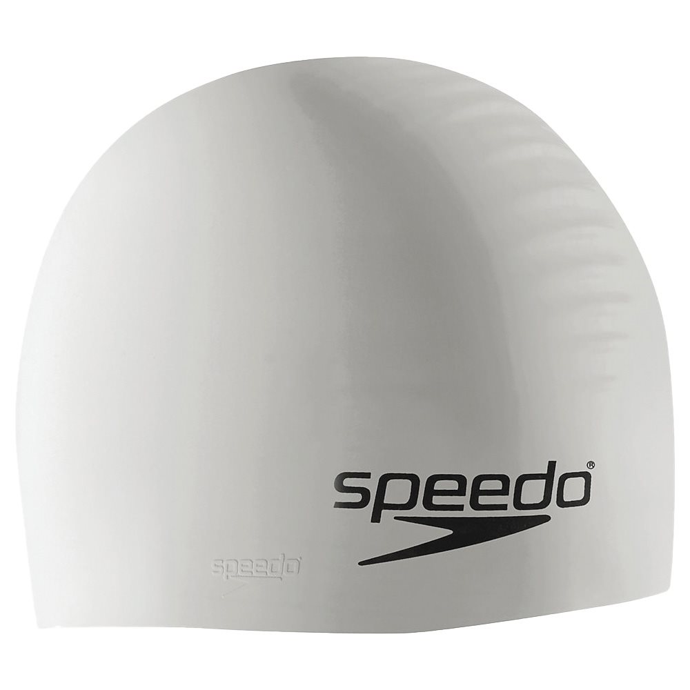 Speedo Silicone Bathing Cap, White