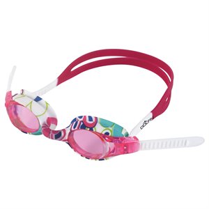 Dolfin Flipper Flower Junior Goggle, Strawberry