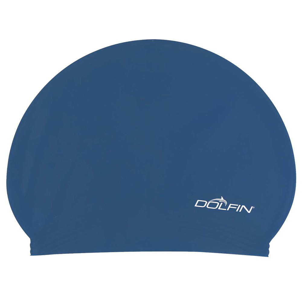 Dolfin Solid Latex Cap, Royal Blue