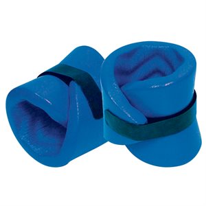 Super Soft Ankle Wraps, Pair, Blue