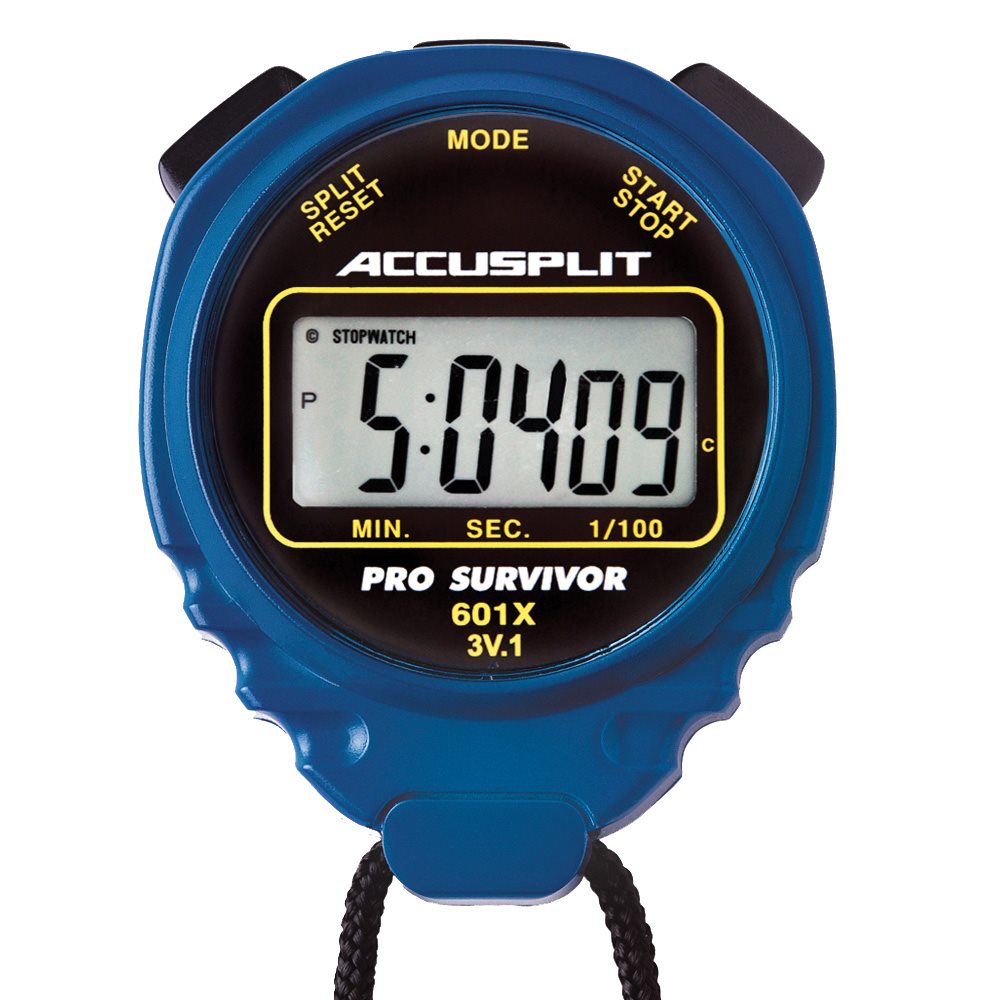 Accusplit Pro Survivor Stopwatch, Blue