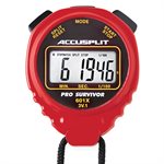 Accusplit Pro Survivor Stopwatch, Red