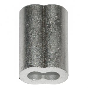3 / 16" Aluminum Ferrule (1 Required Per Pennant String)