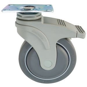 Competitor Racing Lane Storage Reel Parts, 200350015 5-Inch Swivel Caster w / Brake