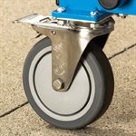 Competitor Racing Lane Storage Reel Parts, 200750 S / S Swivel Caster with Brake, 5 in (Classic Plus)