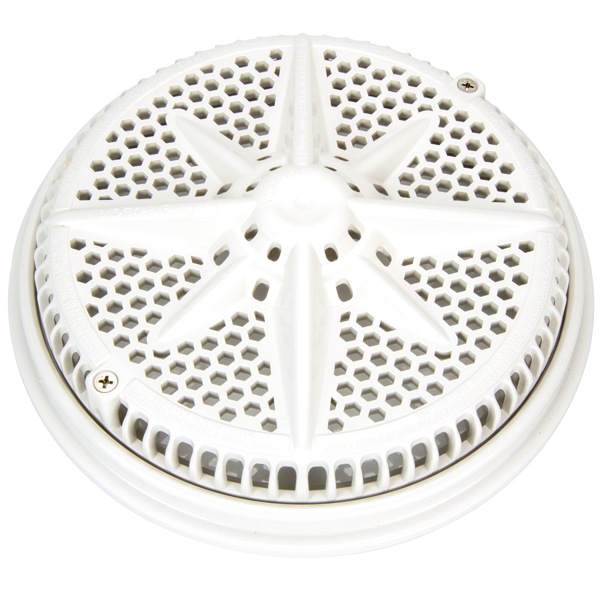 Pentair 500103 StarGuard 8" Round Cover with Short Ring (Single)