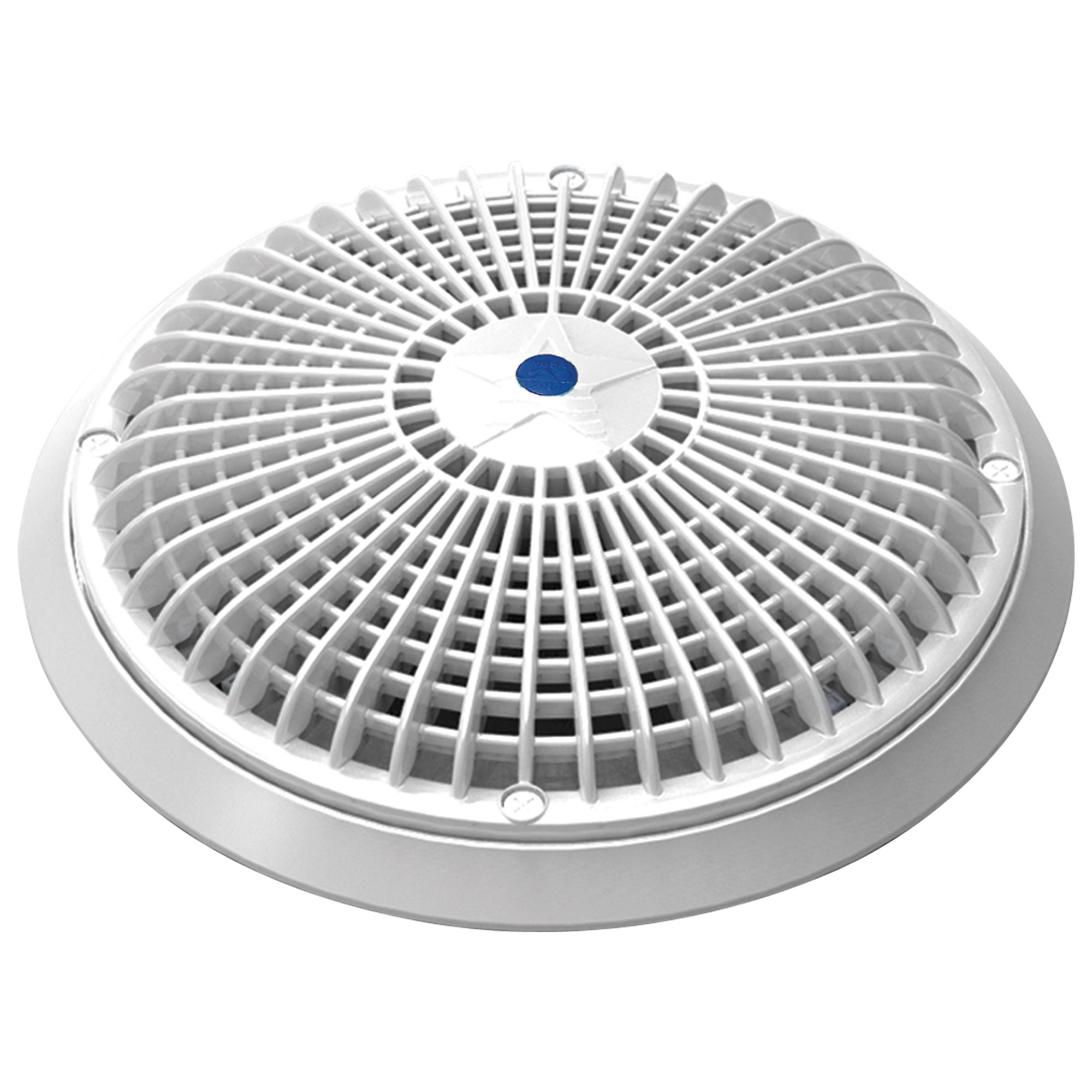Aquastar A10 Universal Sumpless Drain Cover, 10 in., White