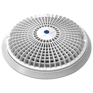 Aquastar A10 Universal Sumpless Drain Cover, 10 in., White