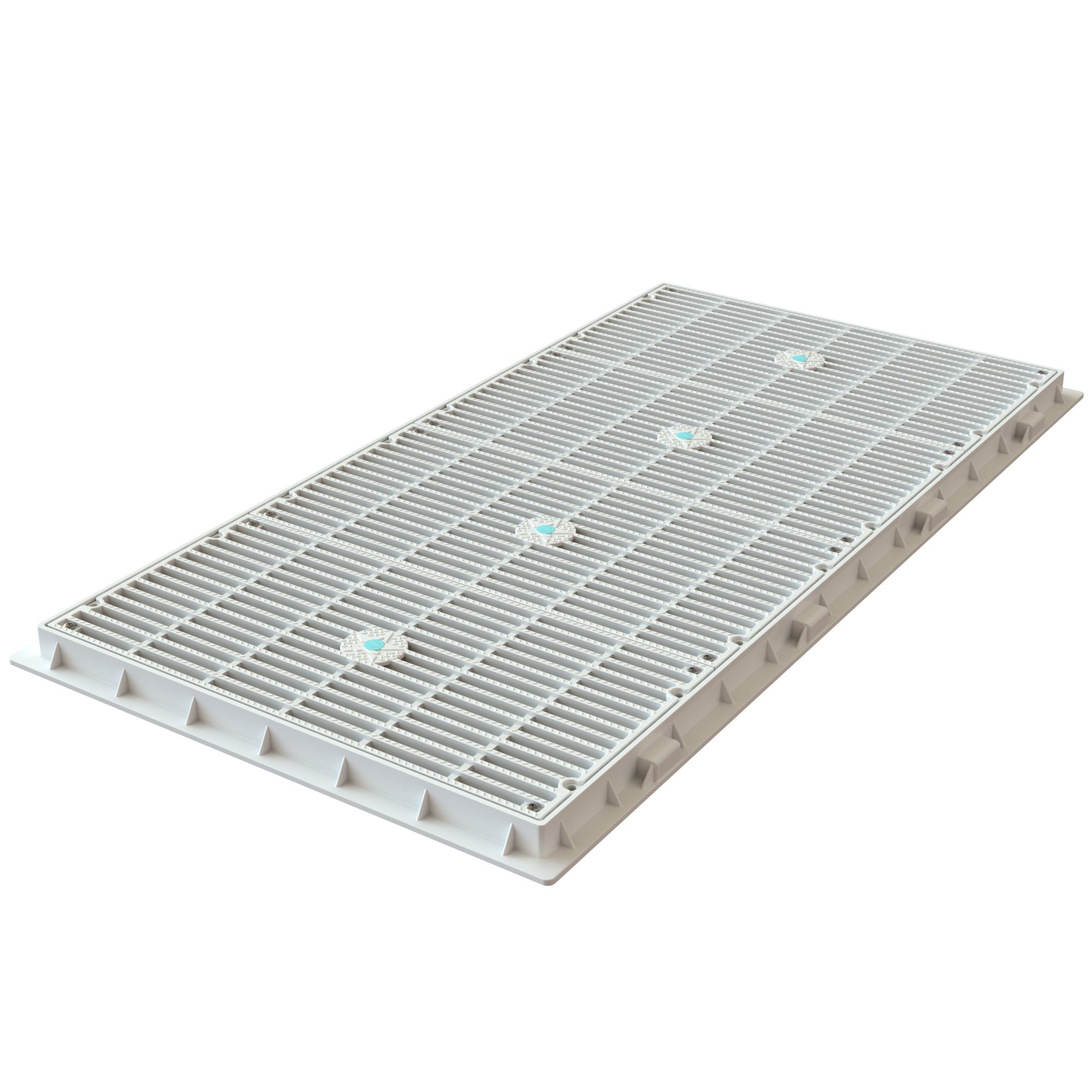 AquaStar MAHC-I Series Anti-Entrapment Suction Outlet Retrofit Cover and Frame, 18" x 36", White