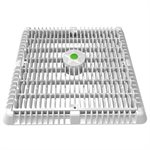 Aquastar 12" x 12" Suction Outlet Cover with Frame & Vented Riser Ring, White