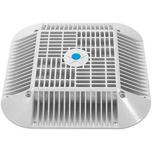 AquaStar Universal Series VGBA Anti-Entrapment Suction Outlet Cover and Frame, 14" x 14", White