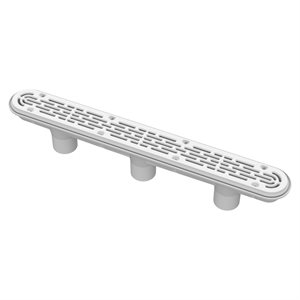 Aquastar 32CDFL101 Channel Drain, 32 in., with 3 Port Sump & Flat Grate Suction Outlet Cover